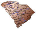 South Carolina Map